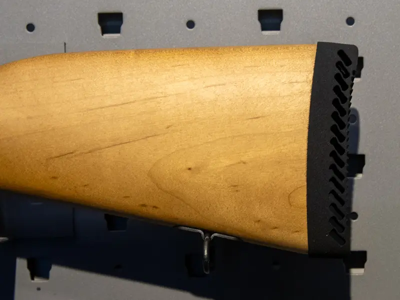 AK-47 Butt Pad for Century Arms mounted