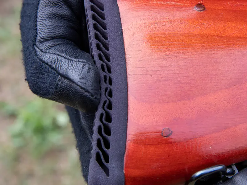 Butt pad perfectly aligned with PSA Style 2 stock
