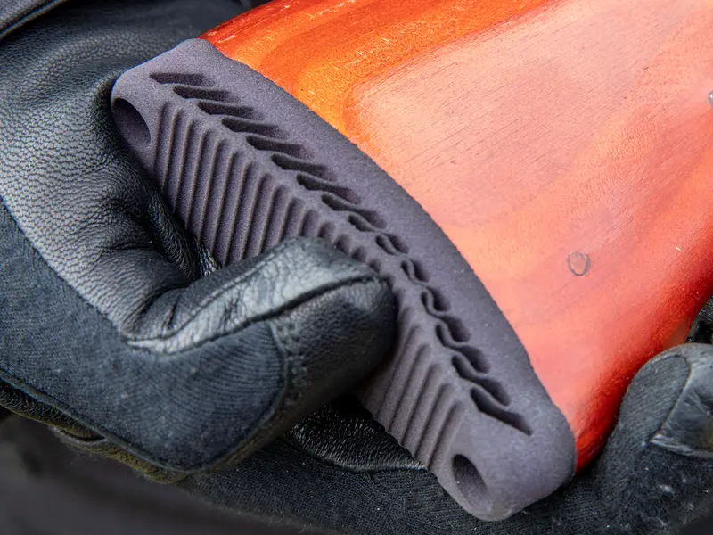 AK-47 Butt Pad on a Riley Defense stock compression