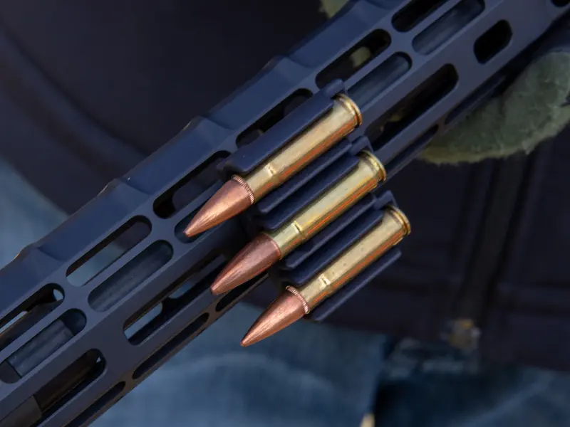 Detailed view of reinforced mounting hardware and durable nylon construction