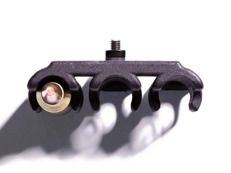 Ammo Carrier for M-LOK rail holding a .450 Bushmaster rounds
