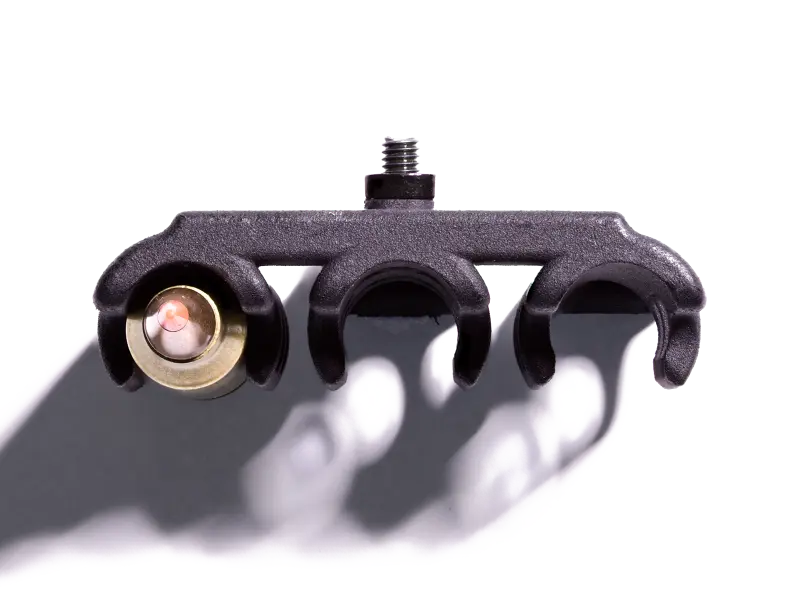 M-LOK round holder displaying compatibility with .308, 6.5 Creedmoor, 45-70, and .450 Bushmaster rounds