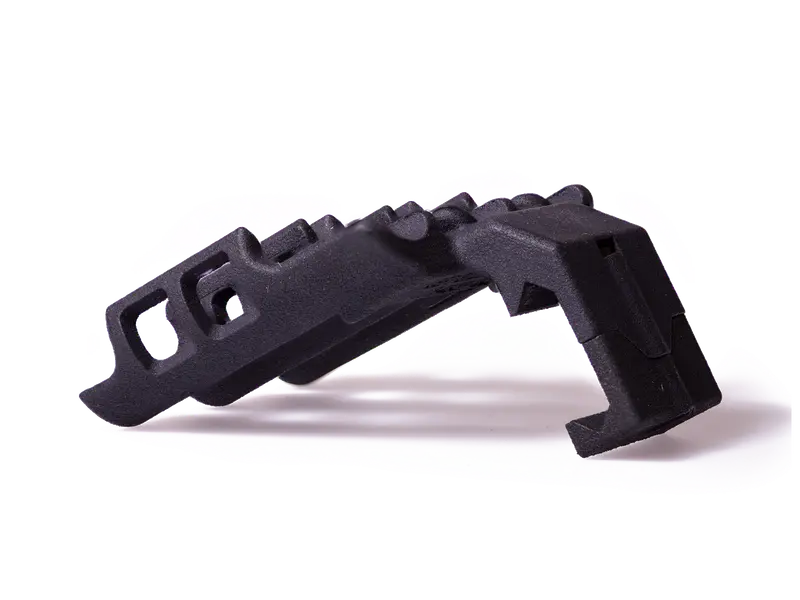 Ammo Carrier detail showing Picatinny mounting and large round fit on CVA Scout