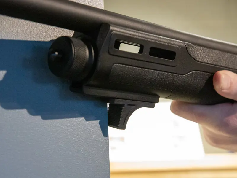 Barricade Stop detail showing M-LOK attachment