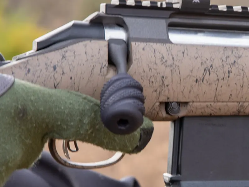 Detailed view of knurled texture pattern providing non-slip grip surface