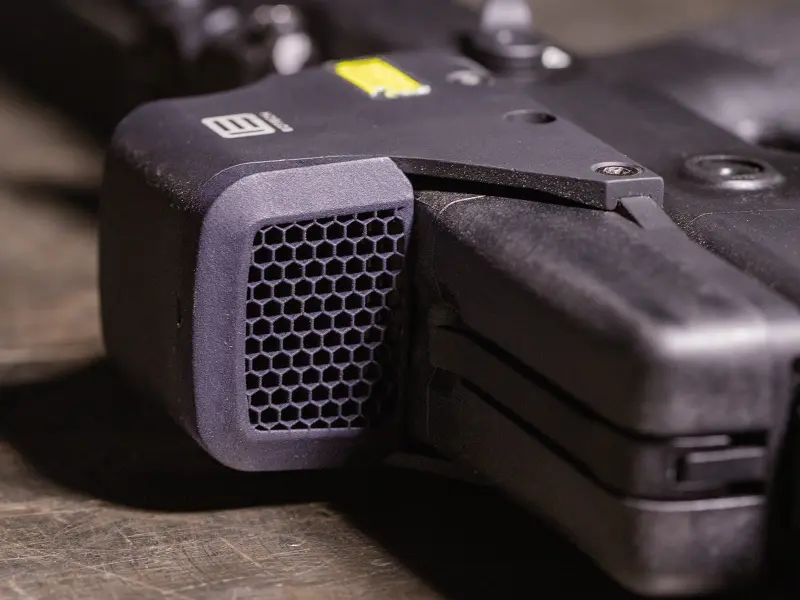 Detail of durable Nylon 12 construction on KillFlash for EOTECH HWS 552
