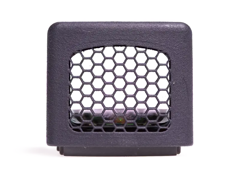 Close-up of KillFlash honeycomb pattern blocking sunlight on Holosun HE507COMP