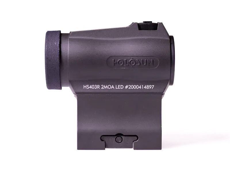 Side view of Kill Flash on HS403R optic