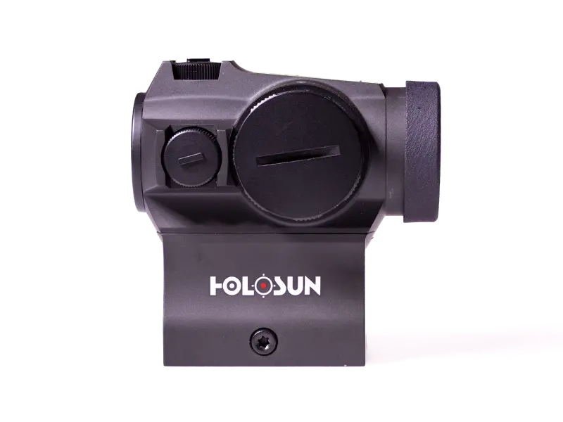 Custom fit for Holosun HS403R, shown in field use
