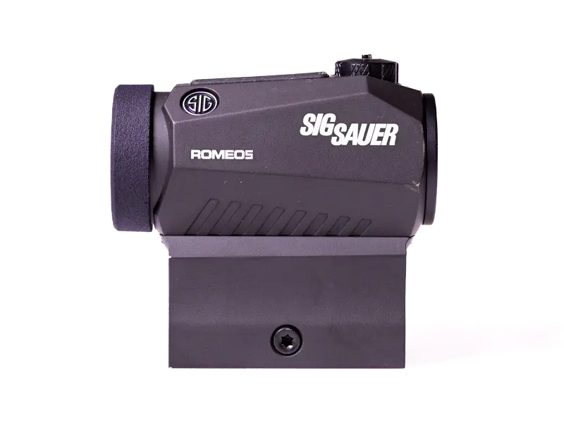 Side view of Kill Flash on Romeo5 Gen 1 optic