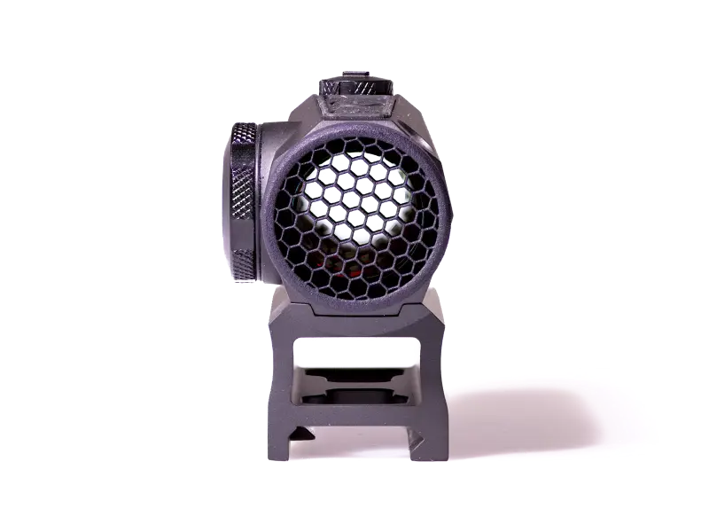 Kill Flash snapped onto the end of the optic