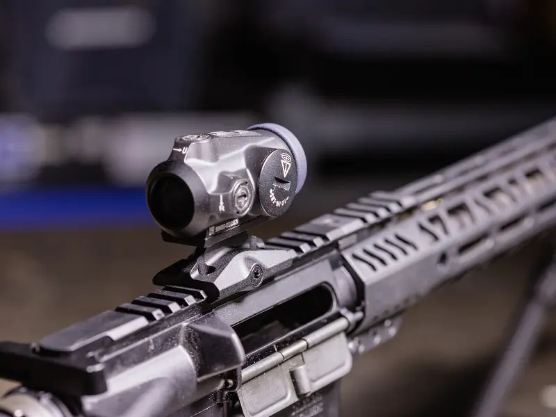 Custom fit for Sig Sauer Romeo5 Gen 2, shown in field use