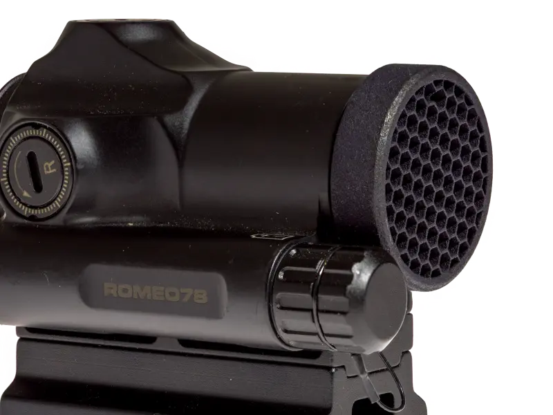 Detail of durable Nylon 12 construction on KillFlash for Sig Sauer Romeo7S