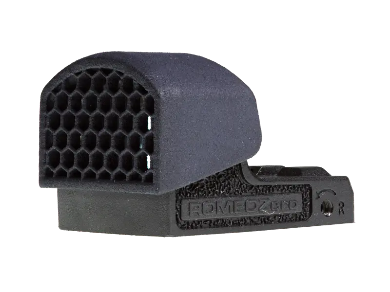 Close-up of the honeycomb mesh structure