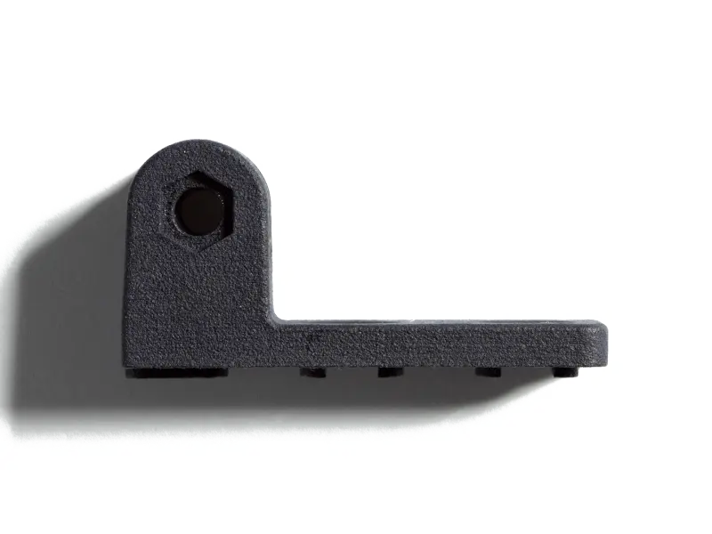 Top angle view showing the two prong interface for GoPro style cameras