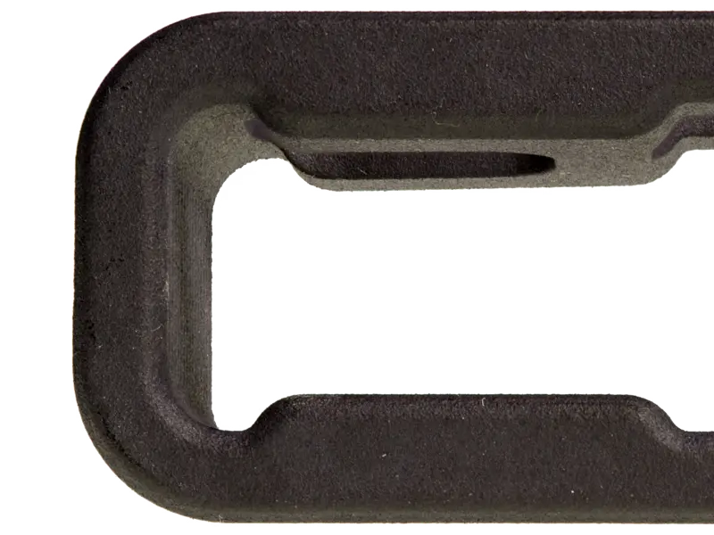 Interior storage cavity of SBA3 plug showing space for small items like batteries and emergency gear