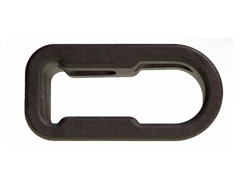 SBA3 brace with storage plug maintaining proper shape during transport while providing hidden storage space