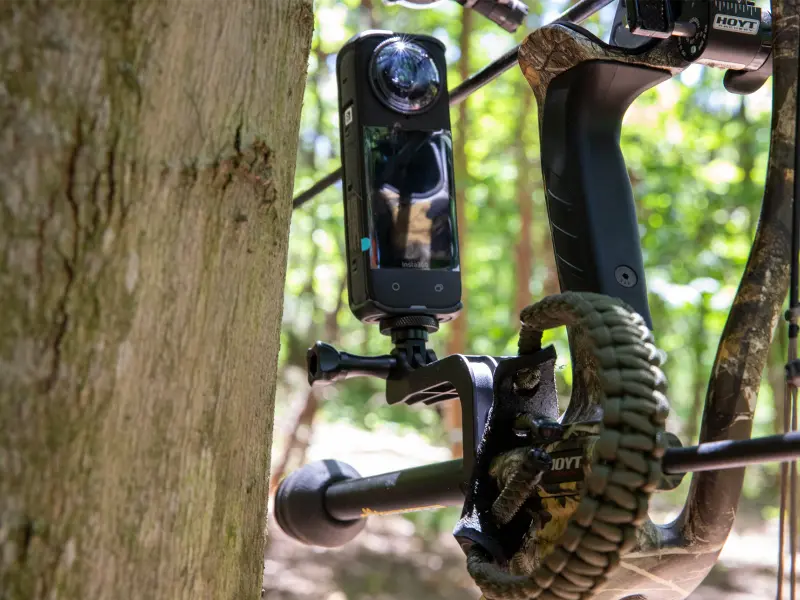 Stabowmount in use during a bow hunting session
